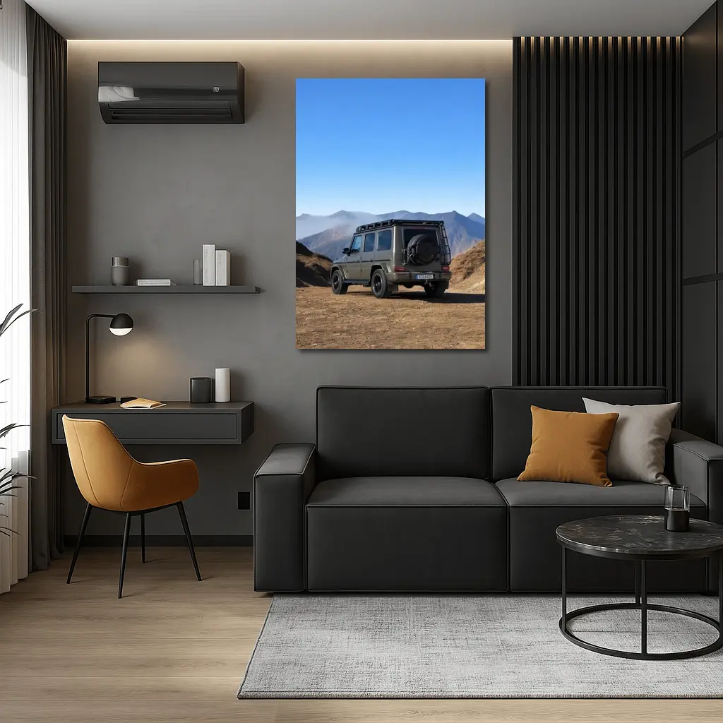 Mercedes AMG G Class Mountains Desert Landscape – Wall Art