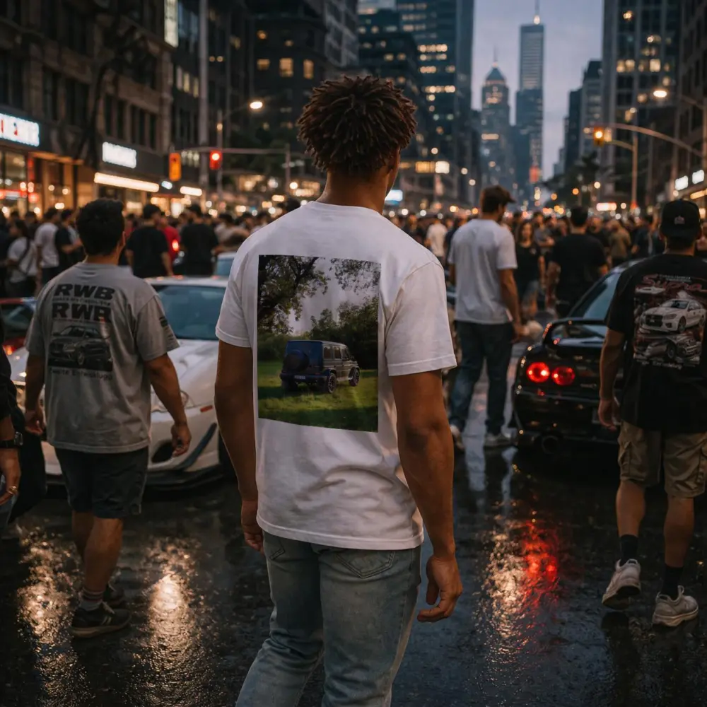 Mercedes AMG G Class Green Meadow – T-Shirts