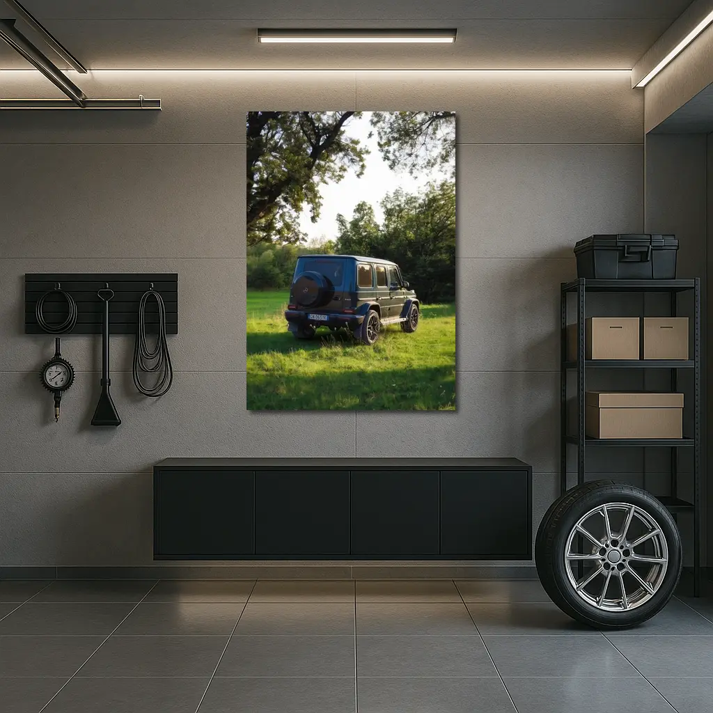 Mercedes AMG G Class Green Meadow – Wall Art