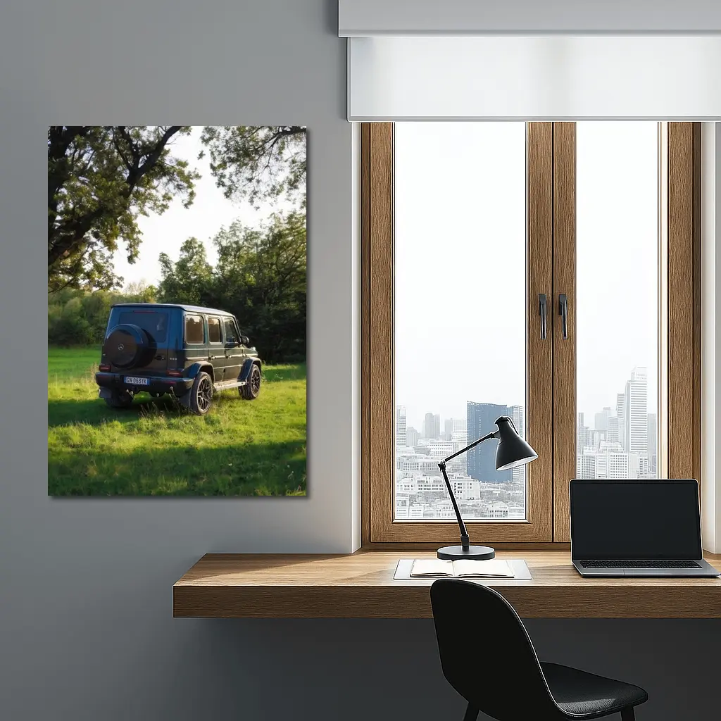 Mercedes AMG G Class Green Meadow – Wall Art