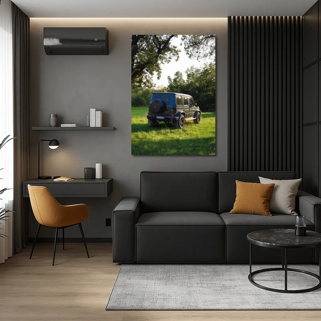 Mercedes AMG G Class Green Meadow – Wall Art