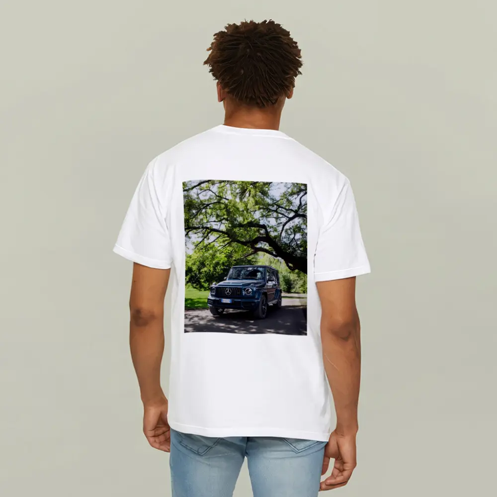 Mercedes AMG G Class Under Green Trees – T-Shirts