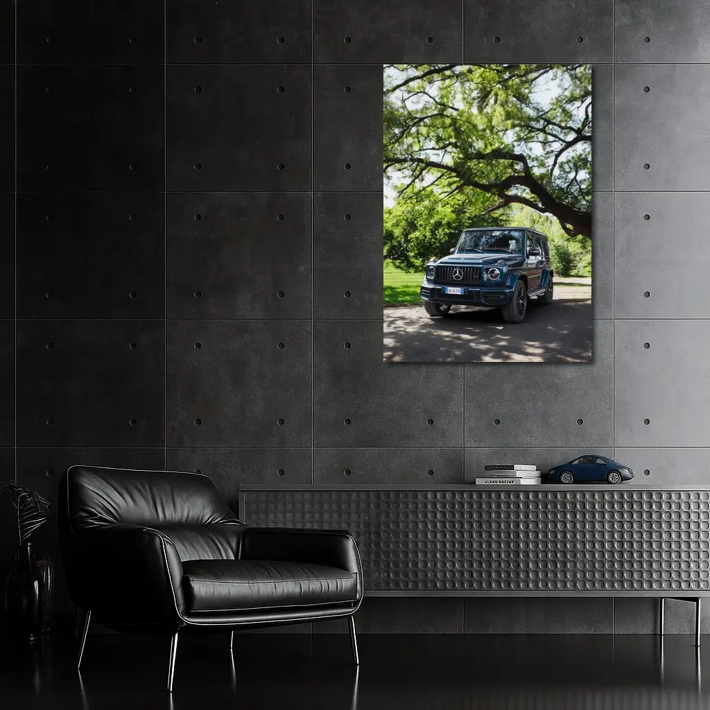 Mercedes AMG G Class Under Green Trees – Wall Art