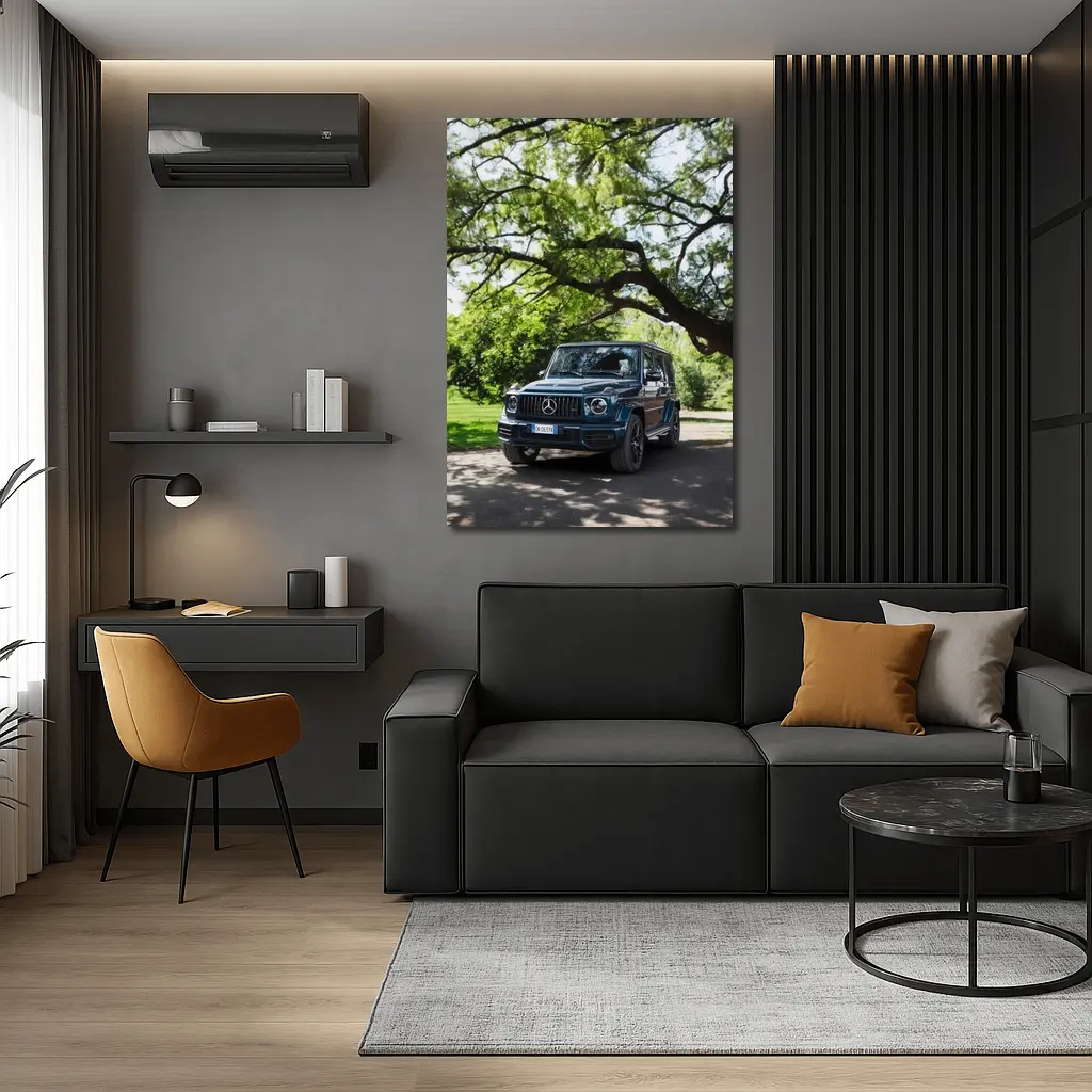 Mercedes AMG G Class Under Green Trees – Wall Art
