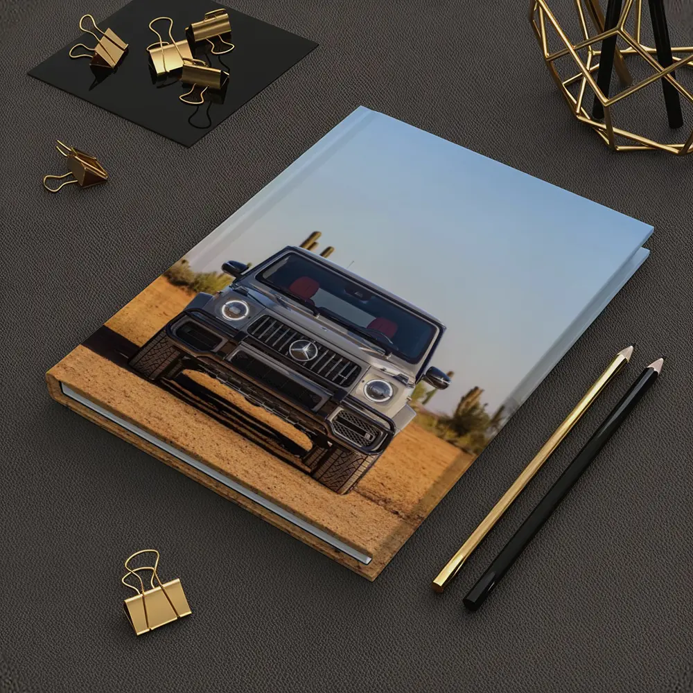 Mercedes AMG G63 Silver Desert Front View – Notebooks