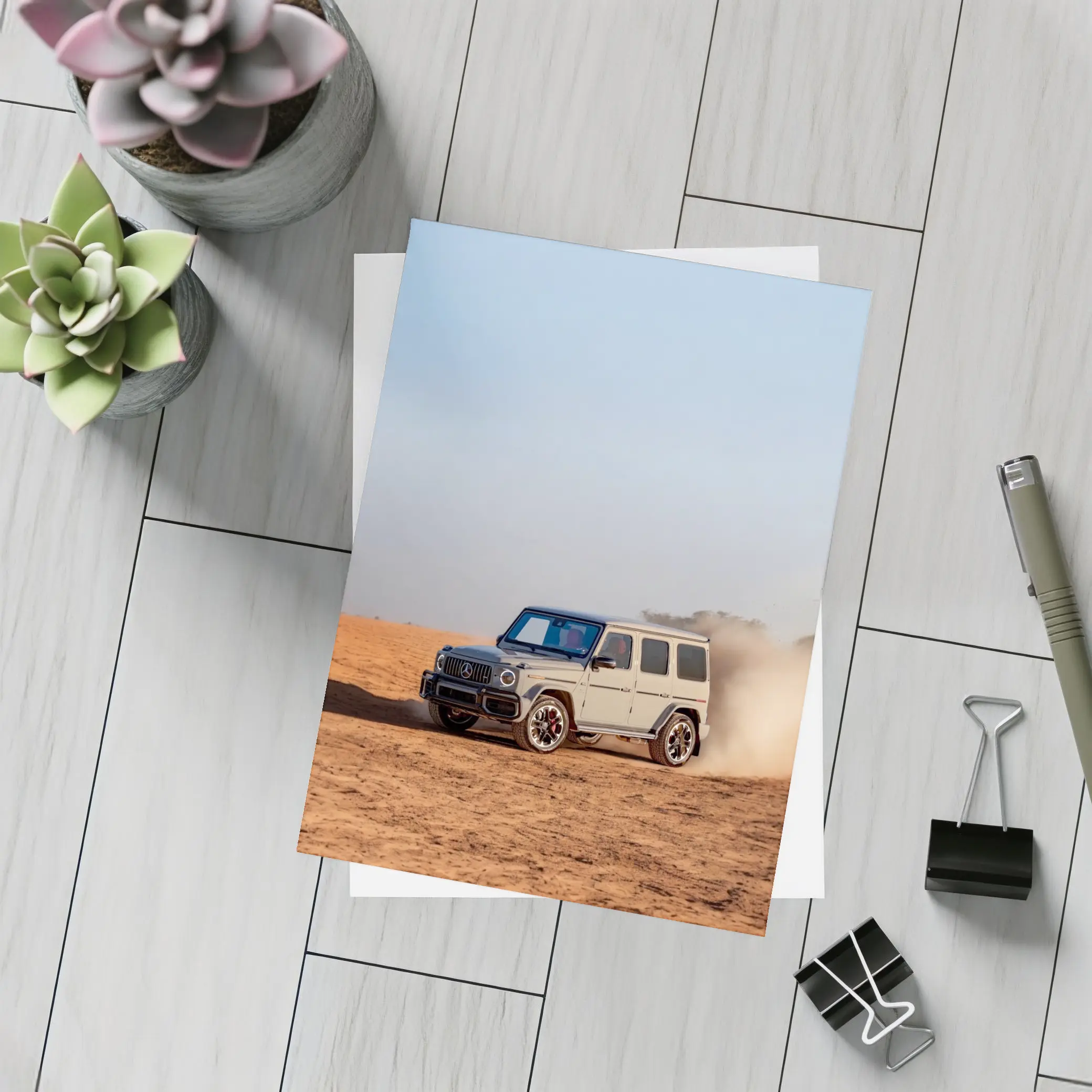 Mercedes AMG G Class Desert Dust Drive – Postcards