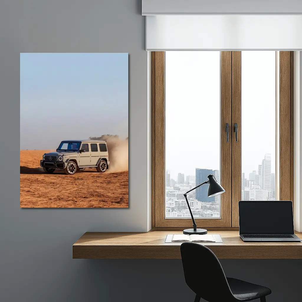 Mercedes AMG G Class Desert Dust Drive – Wall Art