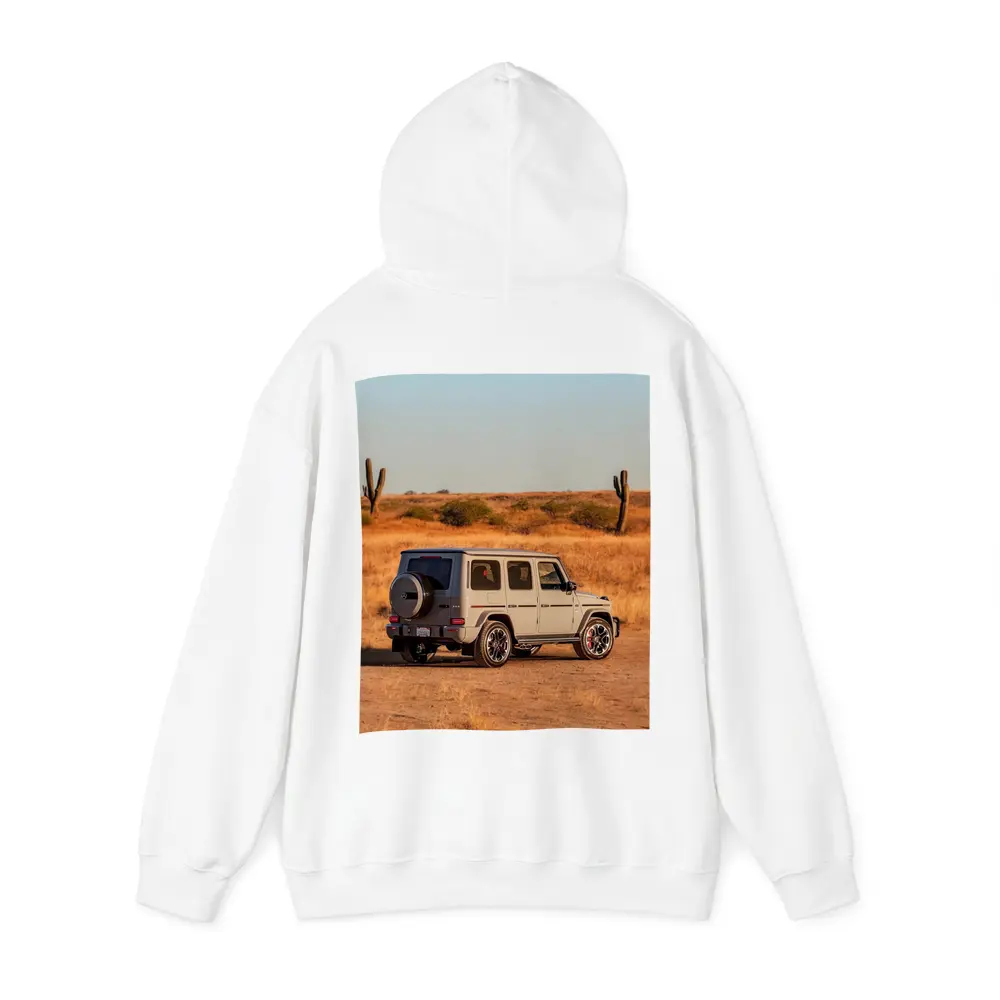Mercedes AMG G63 Desert Landscape Rear View – Hoodies