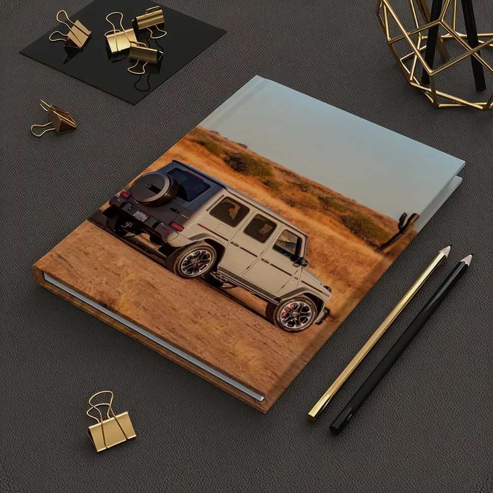 Mercedes AMG G63 Desert Landscape Rear View – Notebooks