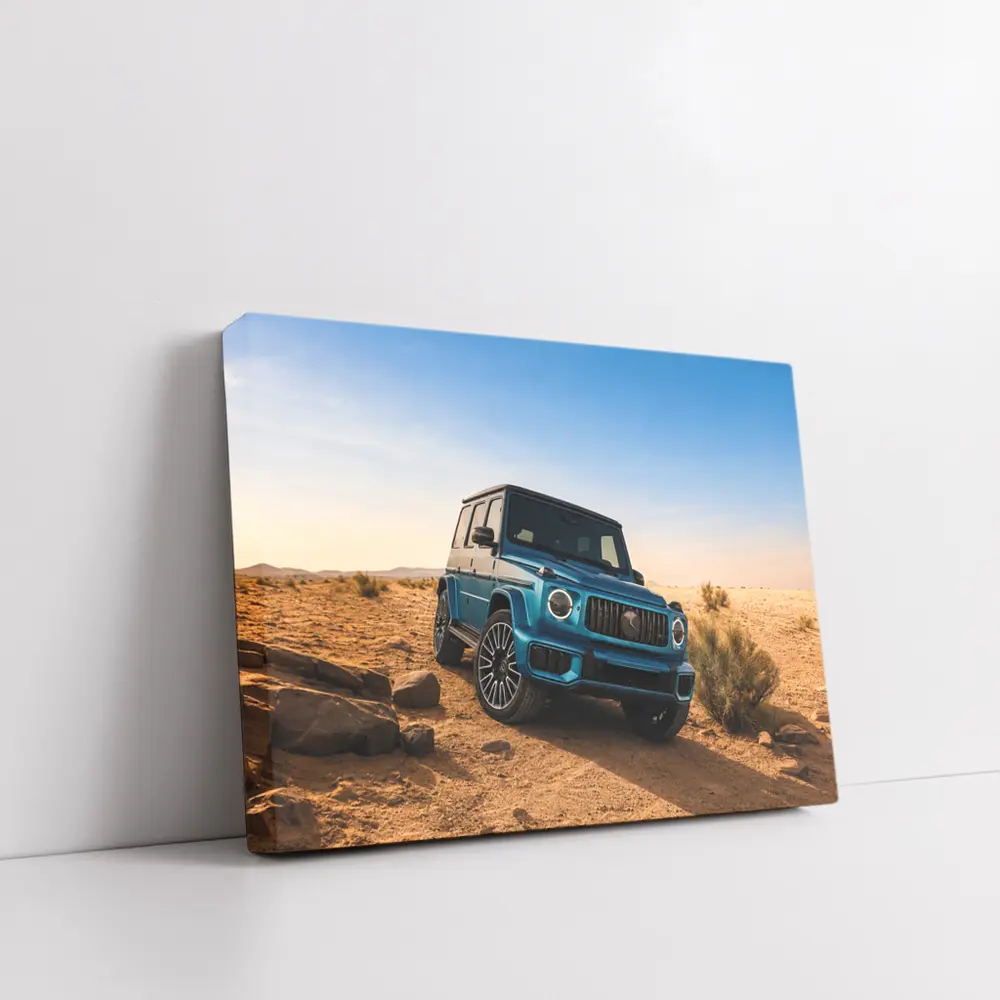 Mercedes AMG G Class Blue Desert Scene – Wall Art