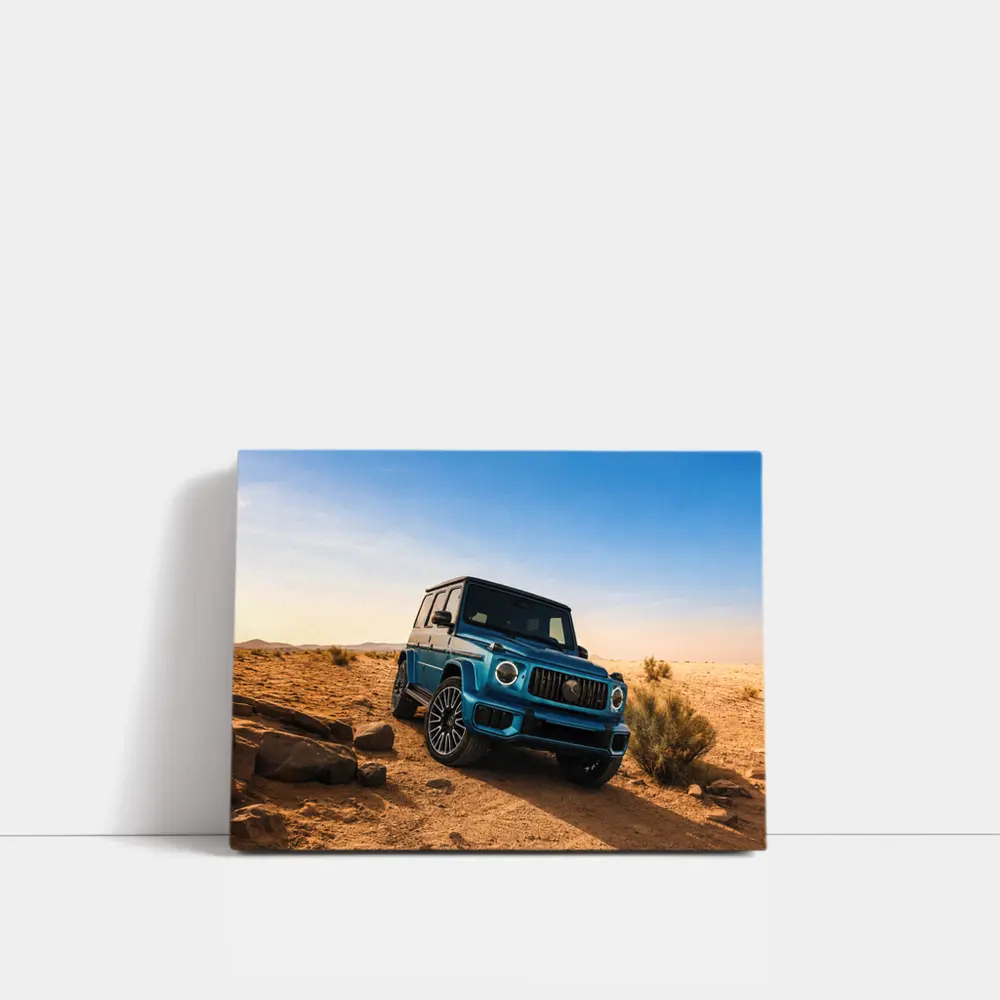 Mercedes AMG G Class Blue Desert Scene – Wall Art
