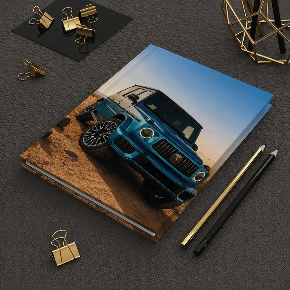 Mercedes AMG G Class Blue Desert Scene – Notebooks