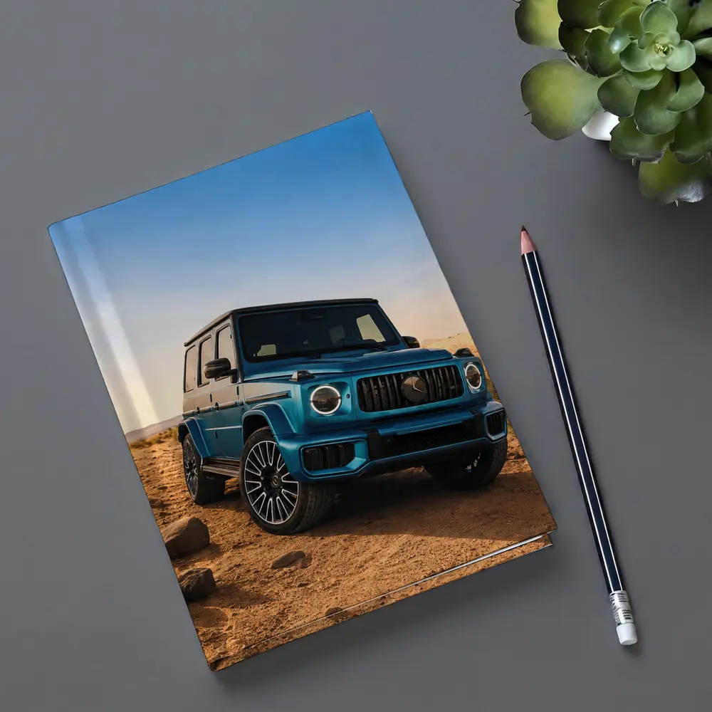 Mercedes AMG G Class Blue Desert Scene – Notebooks