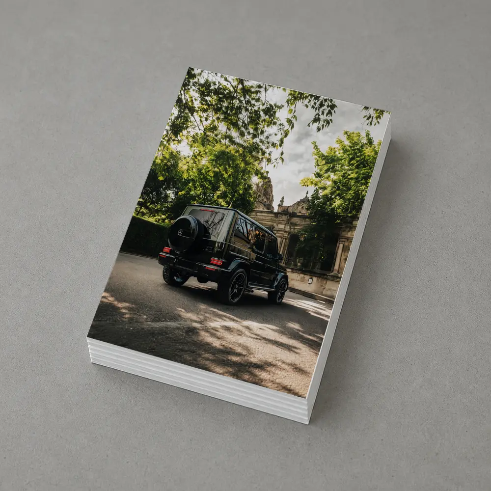 Mercedes AMG G Class Black Urban Street – Postcards