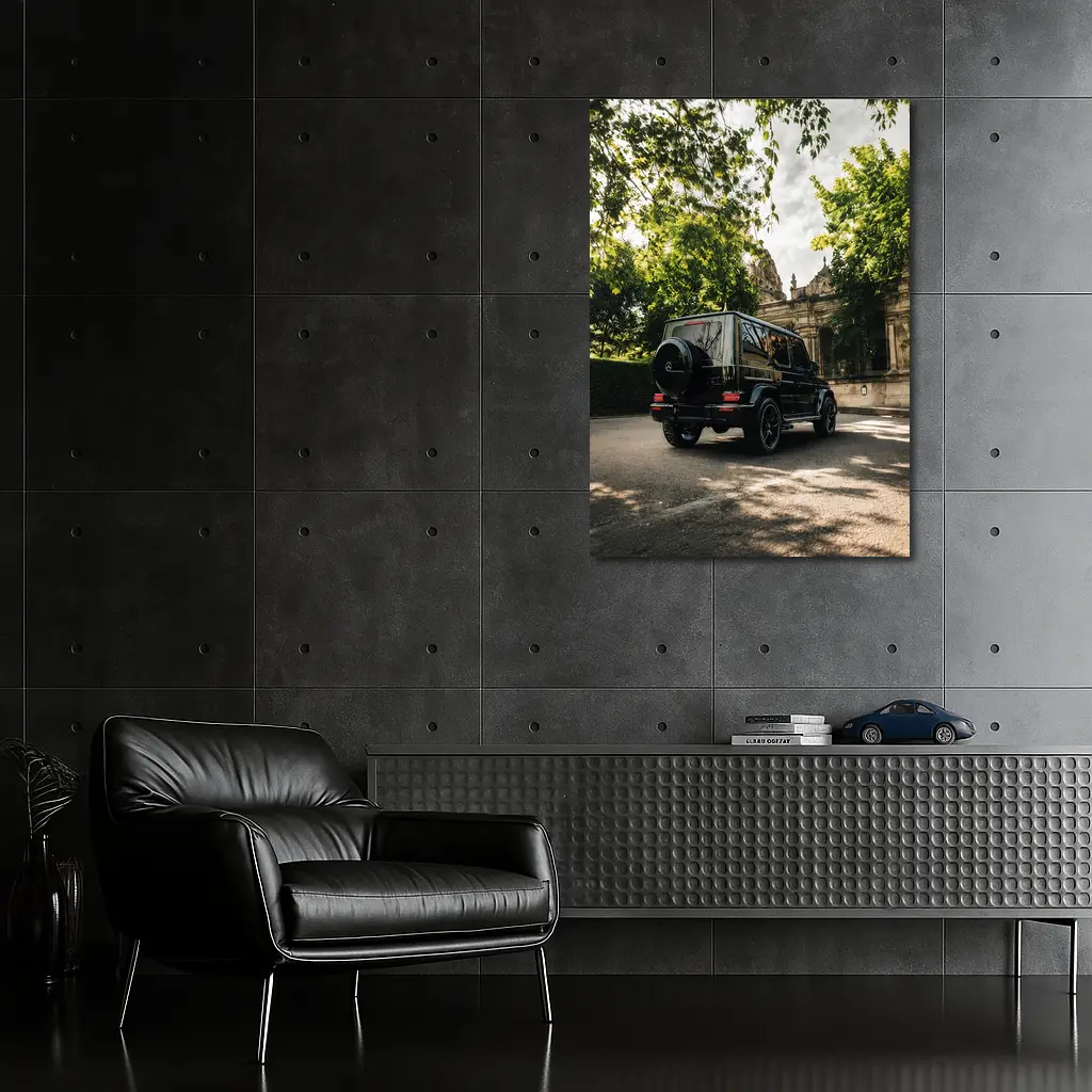Mercedes AMG G Class Black Urban Street – Wall Art