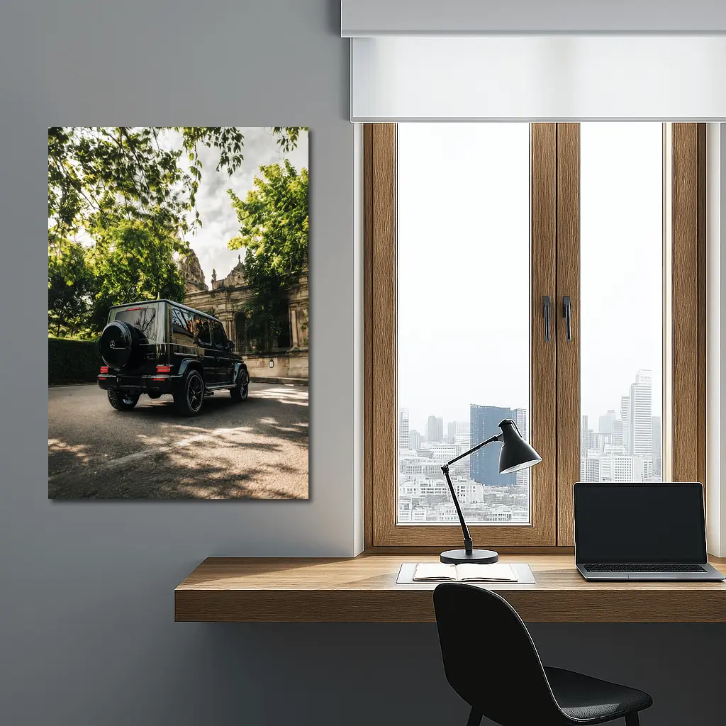 Mercedes AMG G Class Black Urban Street – Wall Art