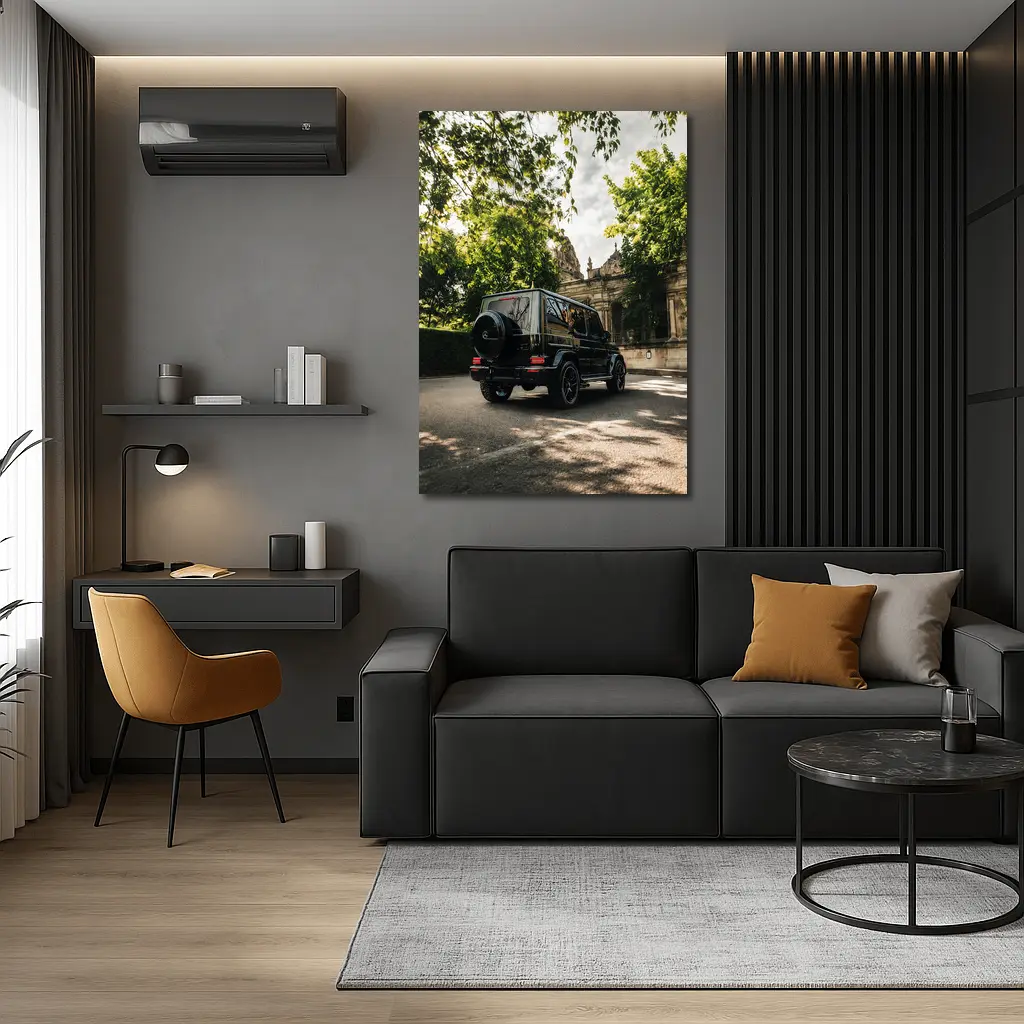 Mercedes AMG G Class Black Urban Street – Wall Art