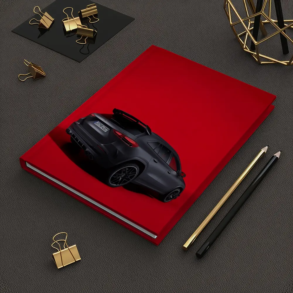 Mercedes AMG GLA 45 S Red Background – Notebooks