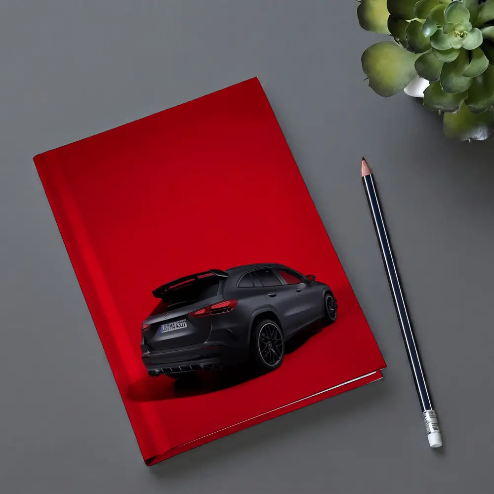 Mercedes AMG GLA 45 S Red Background – Notebooks