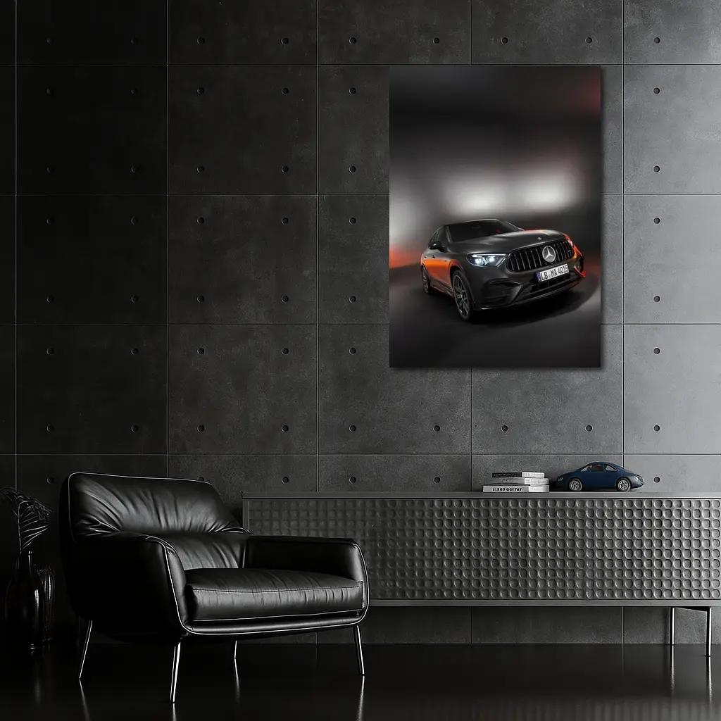 Mercedes AMG GLC Coupe Dark Studio Shot – Wall Art