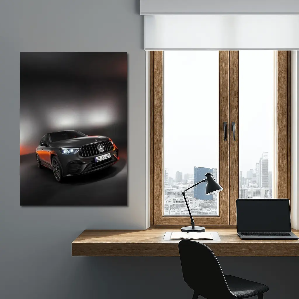 Mercedes AMG GLC Coupe Dark Studio Shot – Wall Art