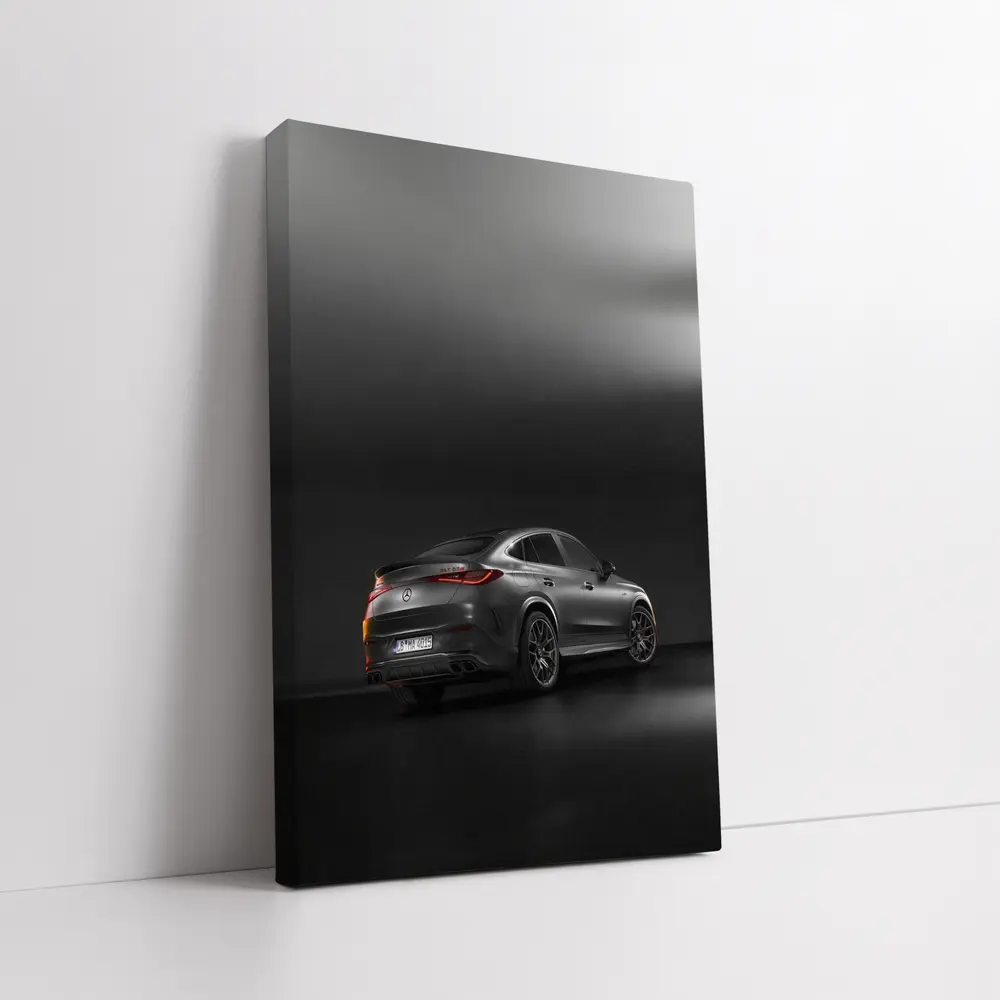 Mercedes AMG GLC Coupe Dark Studio Background – Wall Art