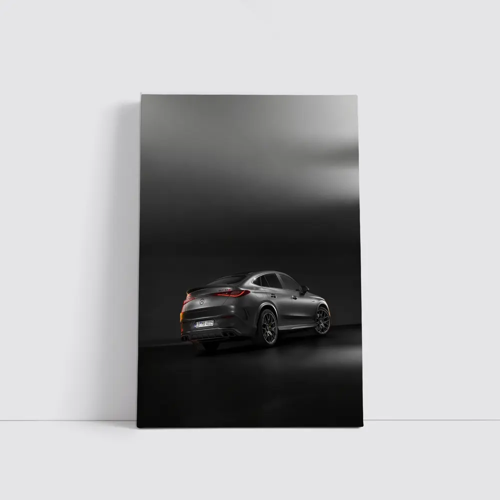 Mercedes AMG GLC Coupe Dark Studio Background – Wall Art