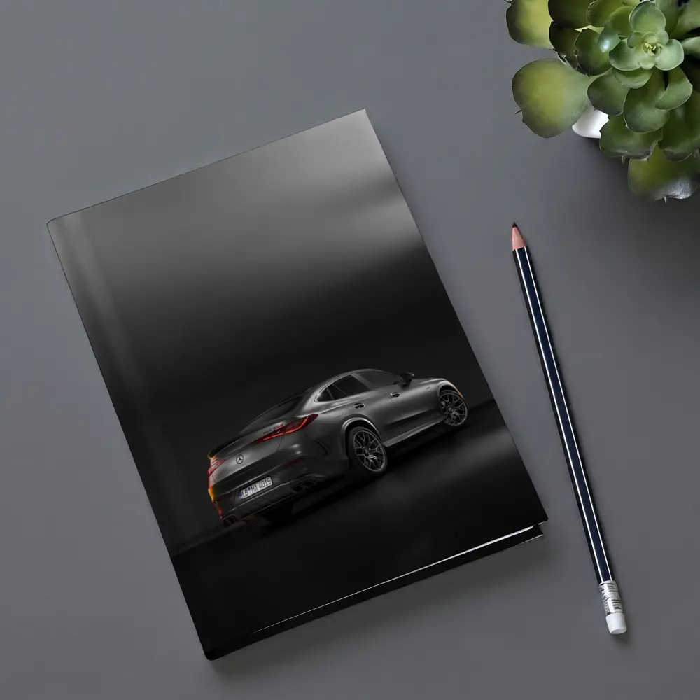 Mercedes AMG GLC Coupe Dark Studio Background – Notebooks