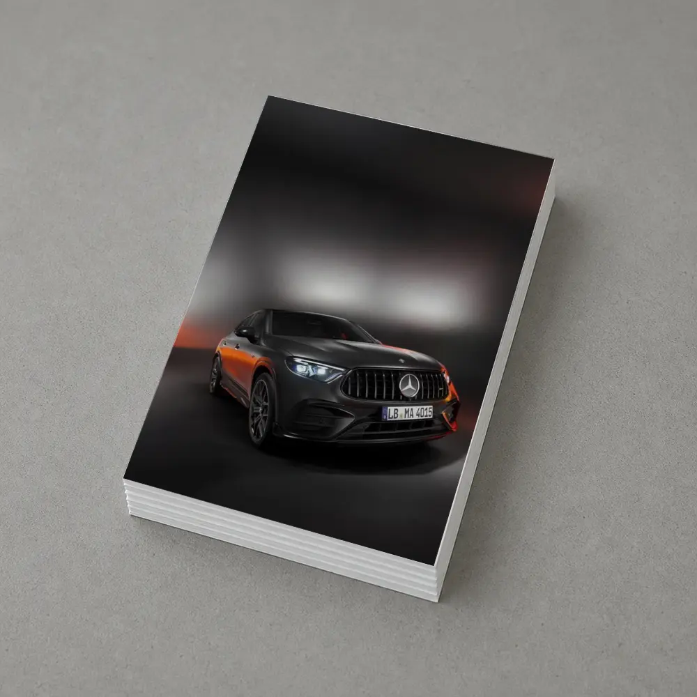 Mercedes AMG GLC Coupe Dark Studio Shot – Postcards