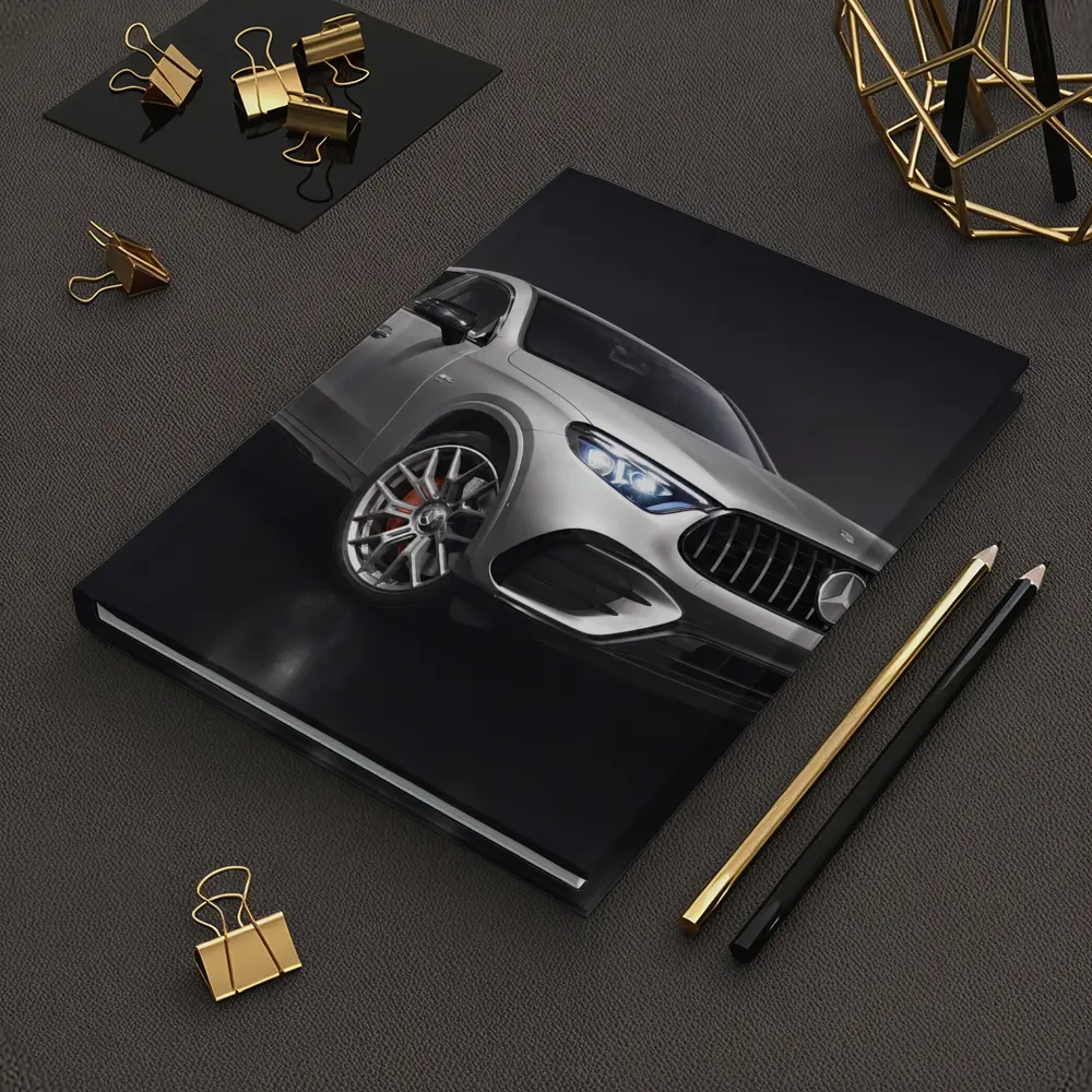 Mercedes AMG GLE Class Silver Studio Shot – Notebooks