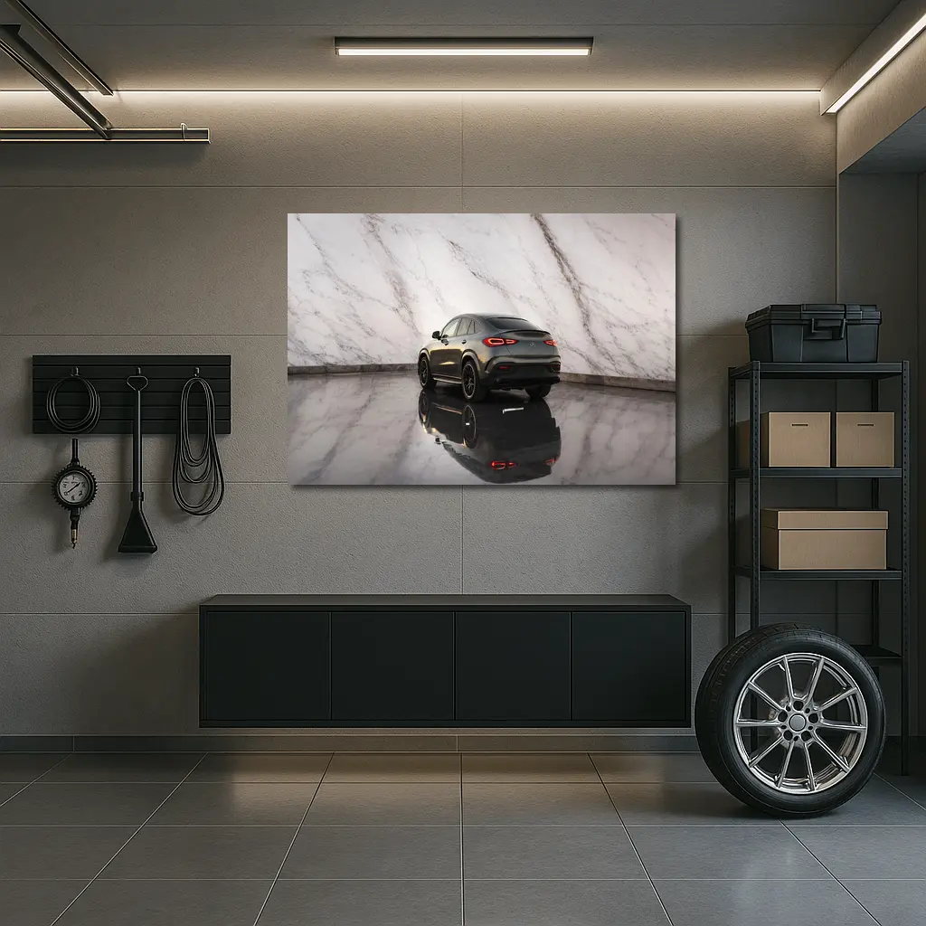 Mercedes AMG GLE Coupe Marble Studio – Wall Art