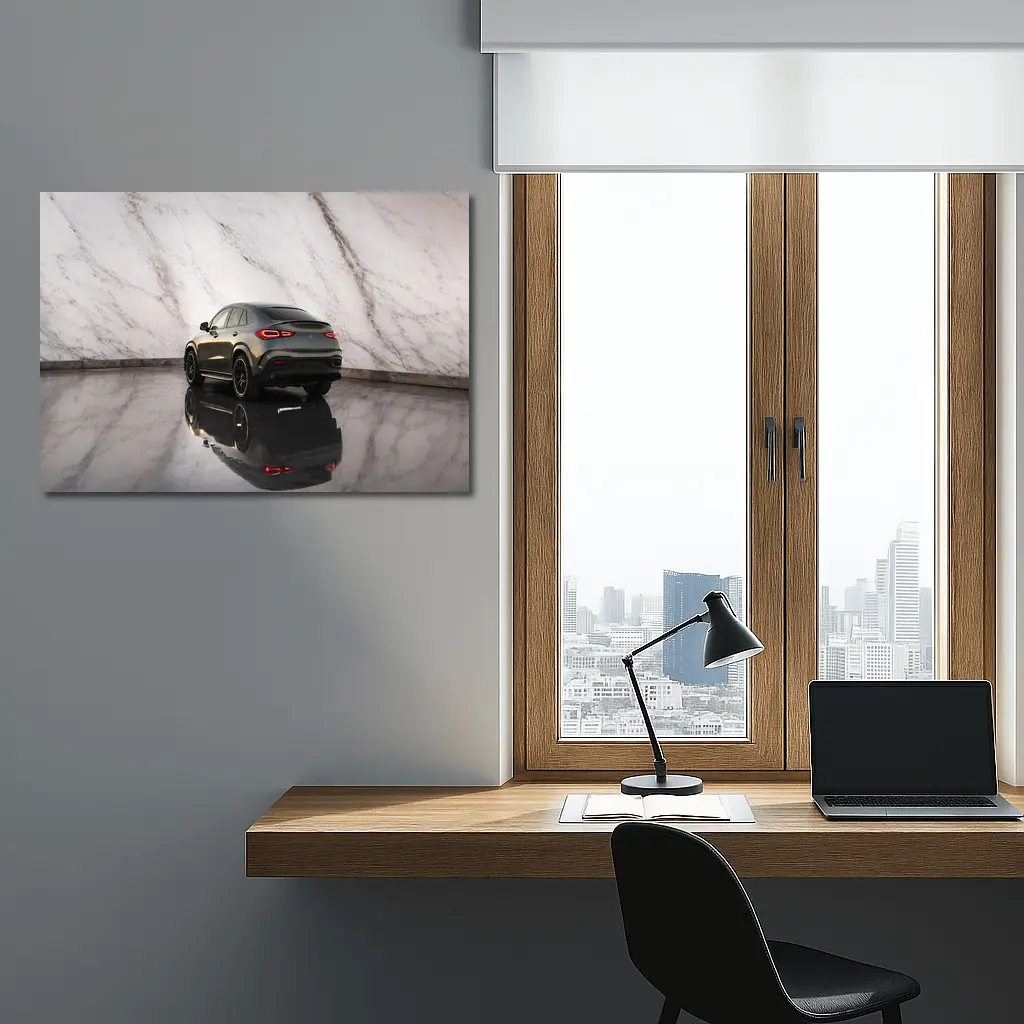Mercedes AMG GLE Coupe Marble Studio – Wall Art