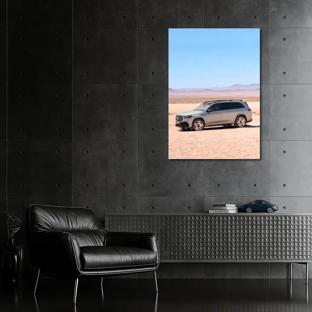 Mercedes AMG GLS Desert Sand Landscape – Wall Art