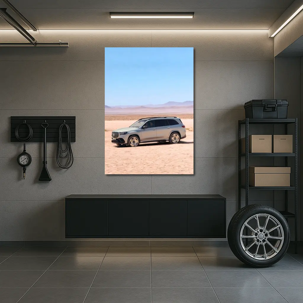 Mercedes AMG GLS Desert Sand Landscape – Wall Art