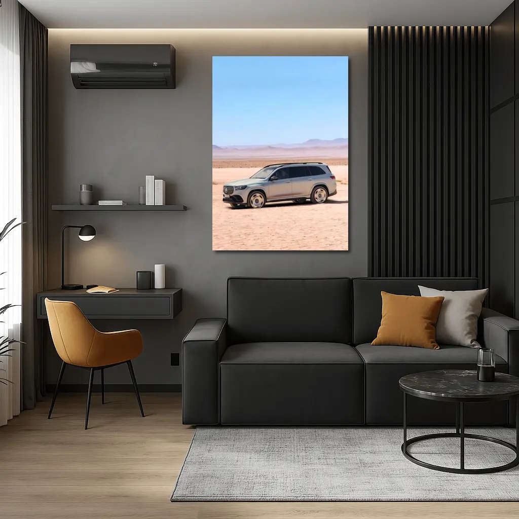 Mercedes AMG GLS Desert Sand Landscape – Wall Art