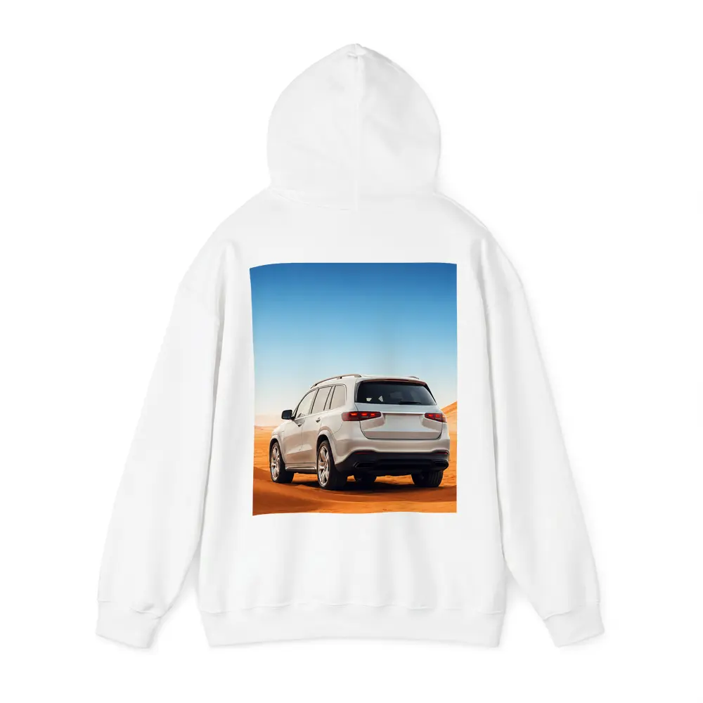 Mercedes GLS SUV White Desert Dunes – Hoodies