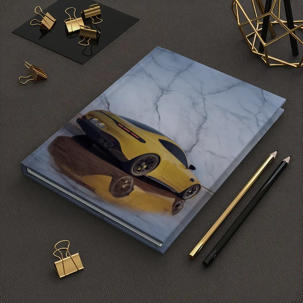 Mercedes AMG GT Yellow Marble Background – Notebooks