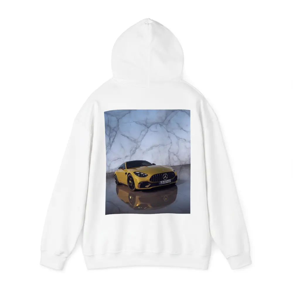 Mercedes AMG GT Yellow Marble Studio – Hoodies