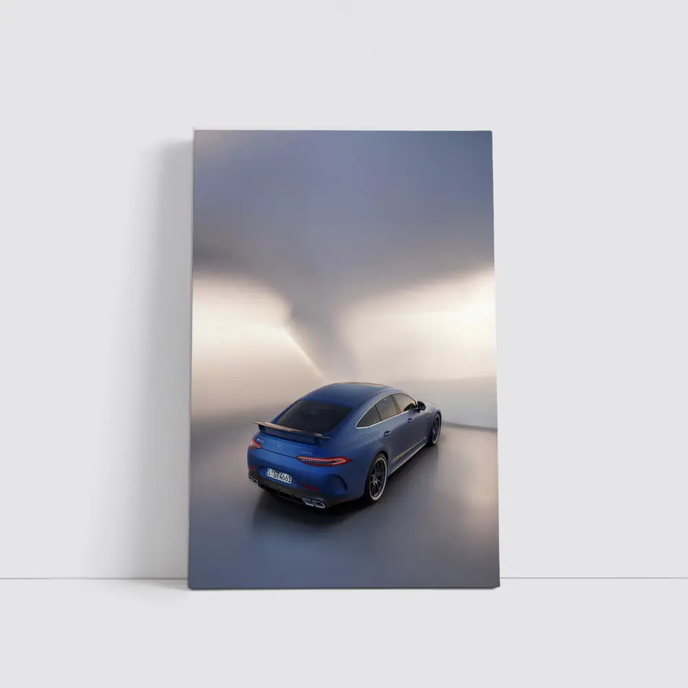 Mercedes AMG GT 63 Blue Studio Shot – Wall Art
