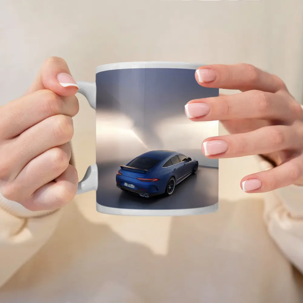 Mercedes AMG GT 63 Blue Studio Shot – Mugs
