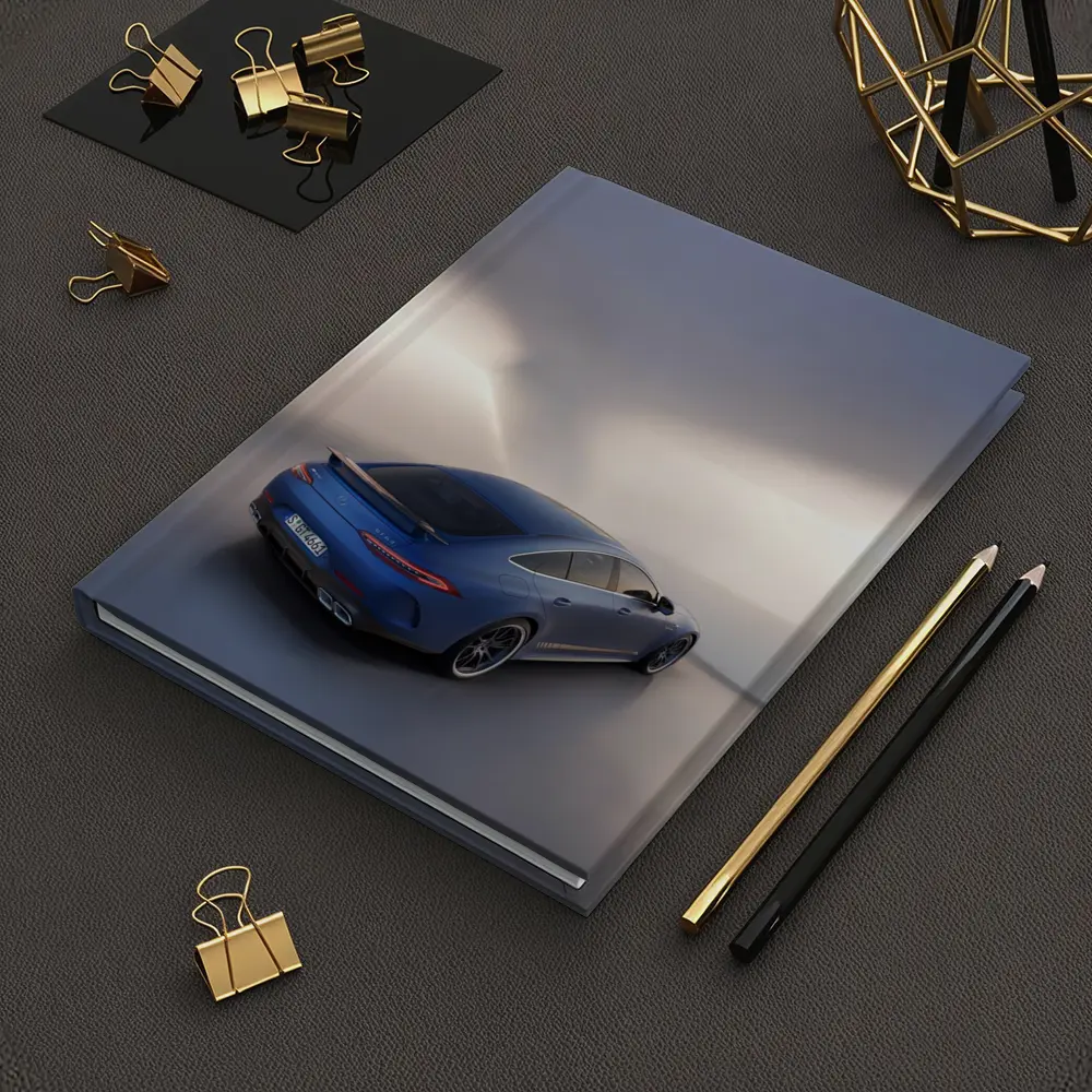 Mercedes AMG GT 63 Blue Studio Shot – Notebooks