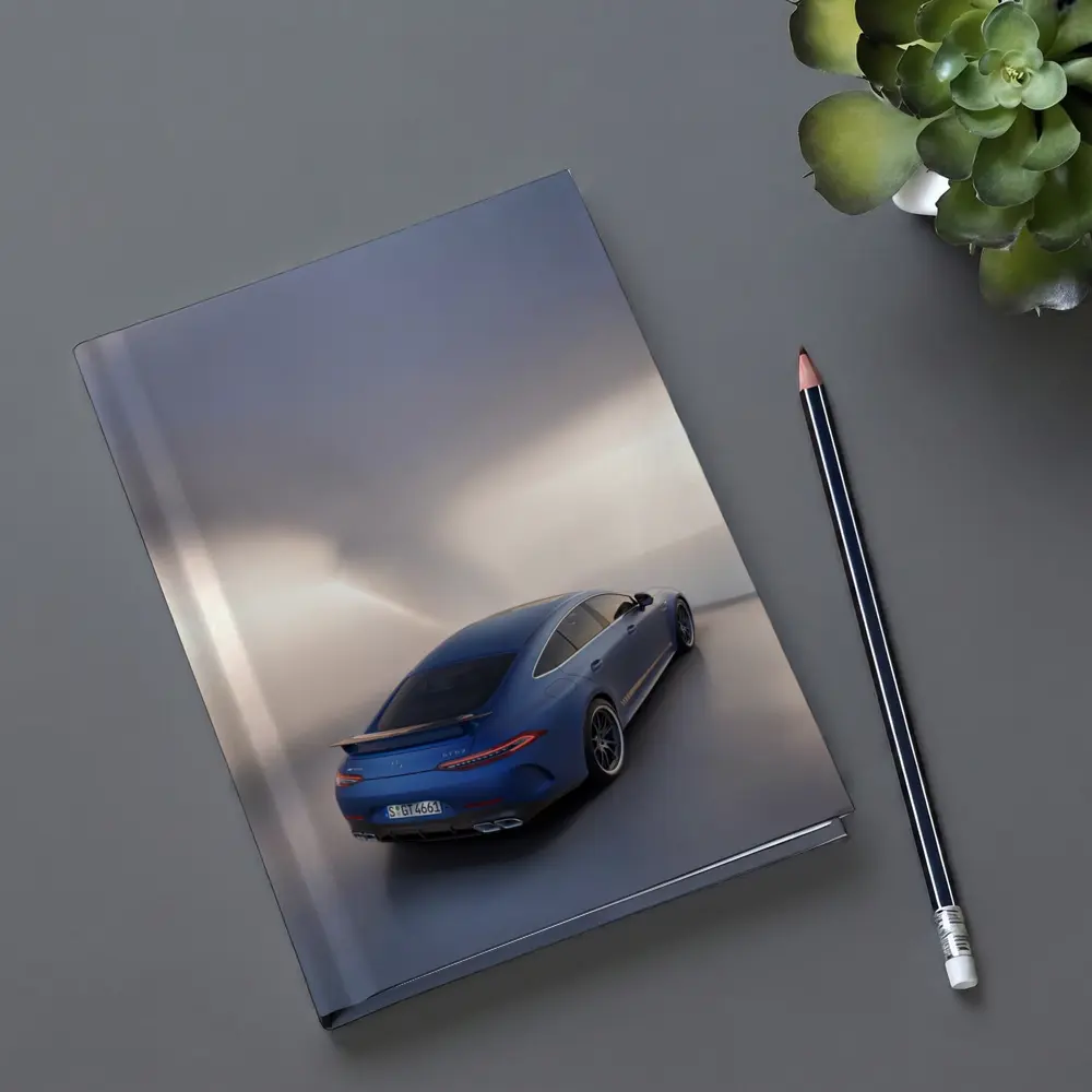 Mercedes AMG GT 63 Blue Studio Shot – Notebooks