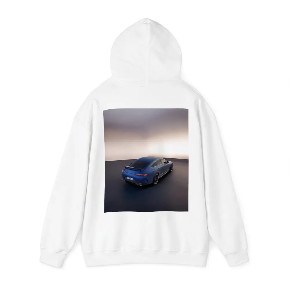 Mercedes AMG GT 63 Blue Studio Shot – Hoodies