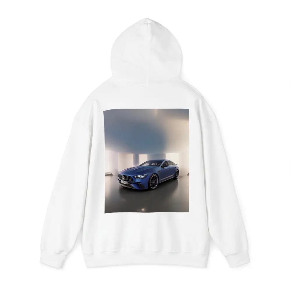 Mercedes AMG GT 63 Blue Studio Shot – Hoodies