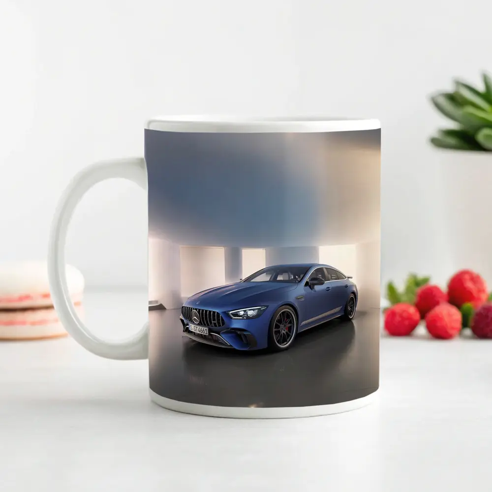 Mercedes AMG GT 63 Blue Studio Shot – Mugs