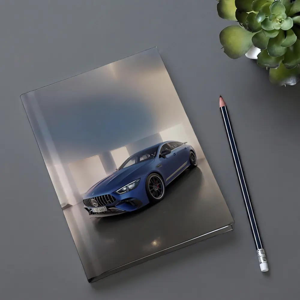 Mercedes AMG GT 63 Blue Studio Shot – Notebooks