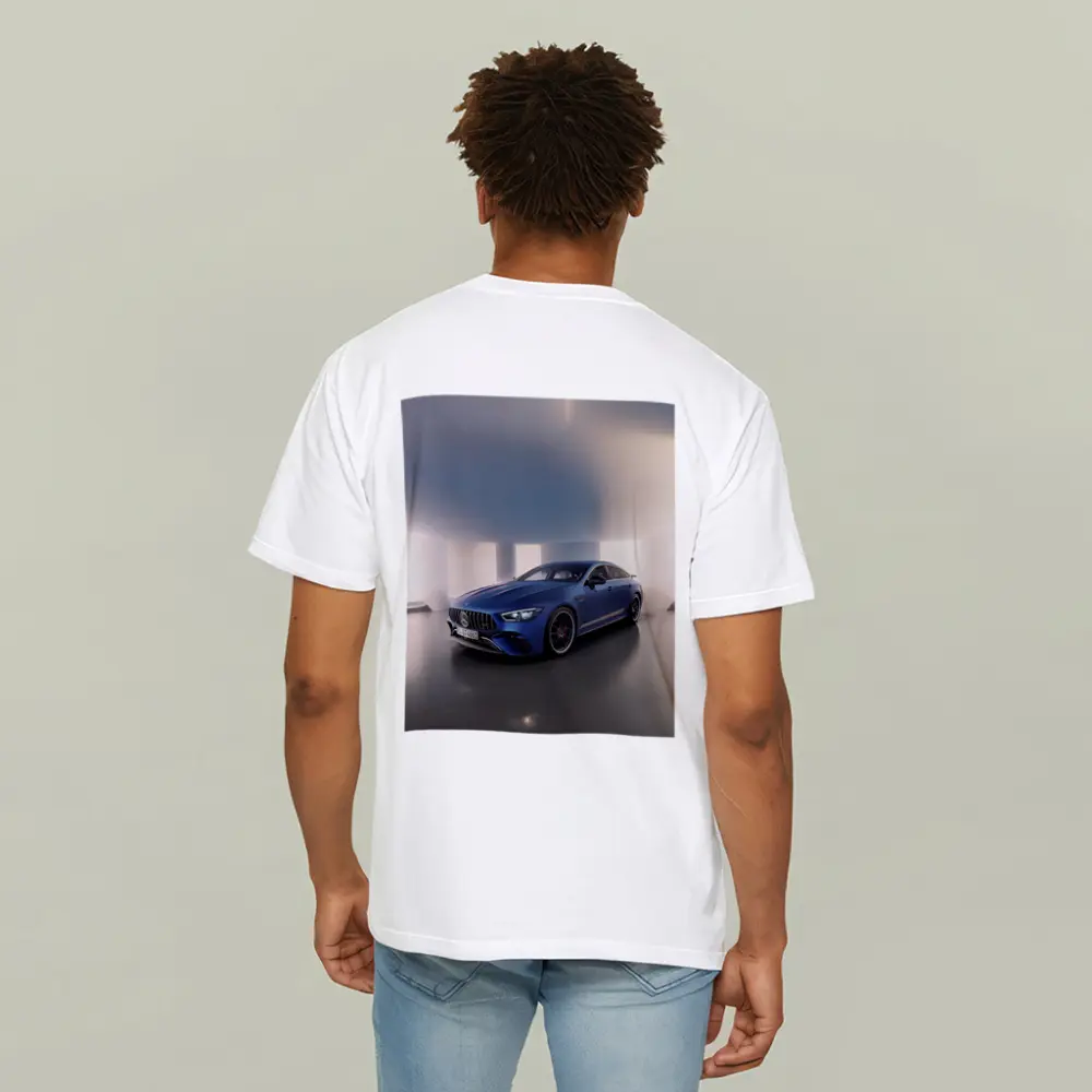 Mercedes AMG GT 63 Blue Studio Shot – T-Shirts