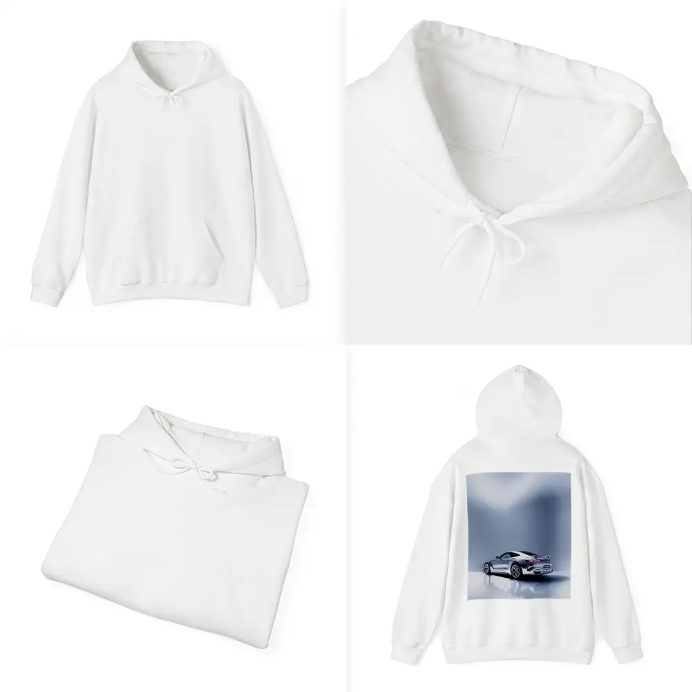 Mercedes AMG GT Silver Studio Shot – Hoodies