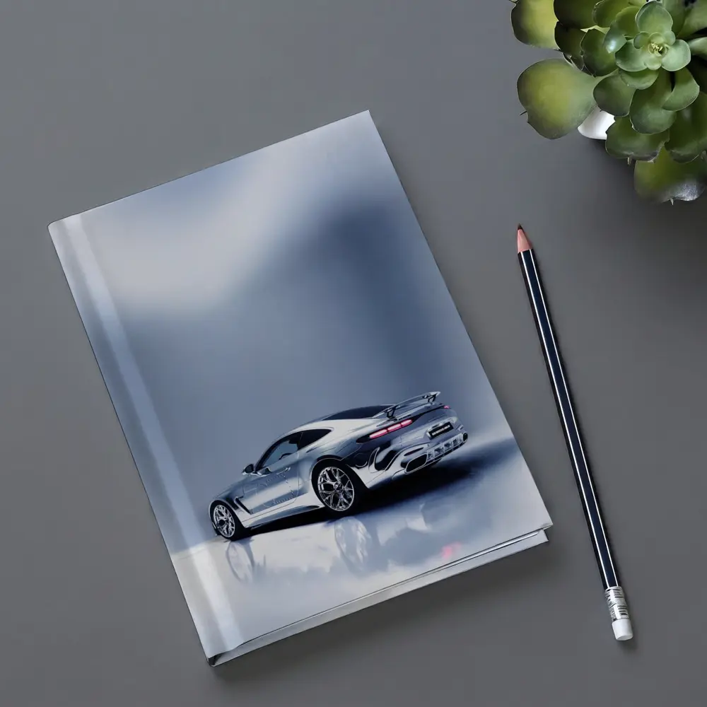Mercedes AMG GT Silver Studio Shot – Notebooks
