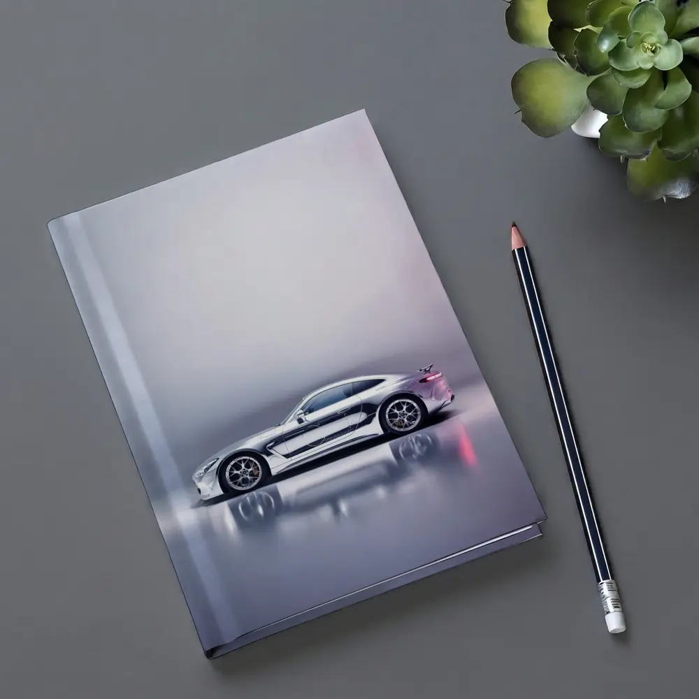 Mercedes AMG GT Silver Studio Background – Notebooks